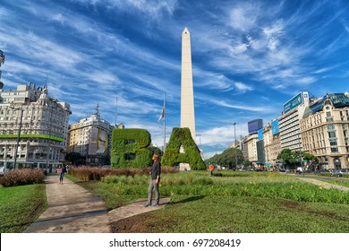 21 Apr 2016 : The Obelisk Of Buenos Aires, Centre Of The City - Argentina