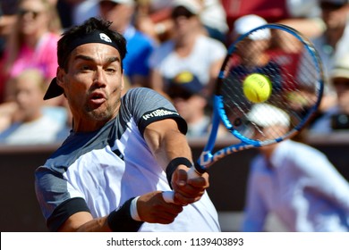 21 July 2018 Båstad Sweden Fabio Fognini During Swedish Open