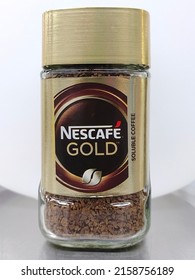 21 May 2022 Selangor, Malaysia : Nescafe Is A Brand Of Instant Powdered Coffee Made By Nestle S.A, A Swiss Multinational Food And Beverage Company, First Introduced On April 1, 1938.