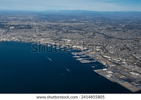 210107-N-MJ716-0338 SAN DIEGO (Jan. 7, 2021) An aerial photo of Naval Base San Diego in San Diego, CA.