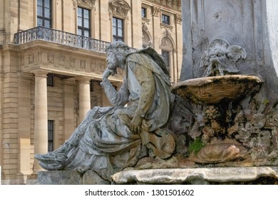 Germany/Würzburg - 21.06.2018 -  Würzburg Residence Statue