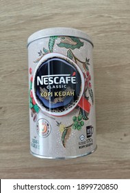 21st January 2021, Setiu, Terengganu Malaysia - Limited Edition Of Classic Nescafe Coffee With Special Designed Can