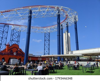 21st July 2020 - Blackpool, Lancashire/England : The Big One Rollercoaster At The Pleasure Beach.