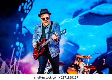 22 June 2022. Hella Mega Tour, Stadspark Groningen, The Netherlands. Concert Of Fall Out Boy