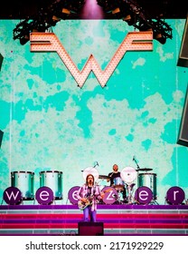 22 June 2022. Hella Mega Tour, Stadspark Groningen, The Netherlands. Concert Of Weezer