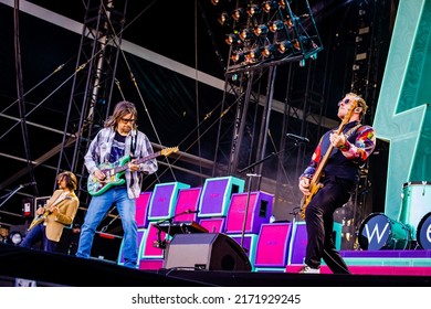 22 June 2022. Hella Mega Tour, Stadspark Groningen, The Netherlands. Concert Of Weezer