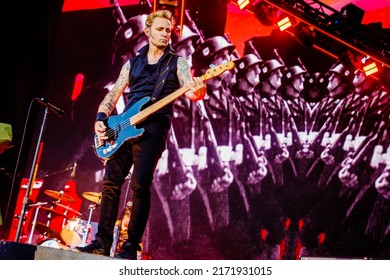 22 June 2022. Hella Mega Tour, Stadspark Groningen, The Netherlands. Concert Of Green Day