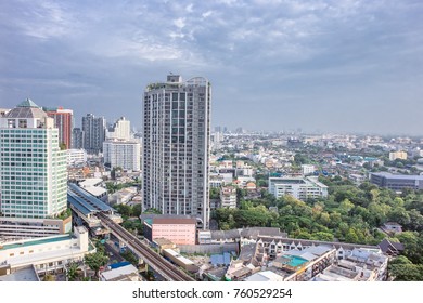 22 November, 2017: City buildings at Bangkok Thailand