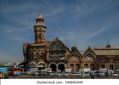 22 Oct 2004 Gothic Architecture Crawford Market Now Mahatma Jyotiba Phule Mandai Mumbai Maharashtra India