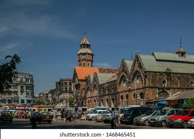 22 Oct 2004 Gothic Architecture Crawford Market Now Mahatma Jyotiba Phule Mandai Mumbai Maharashtra India