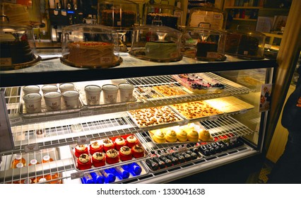 22.05.2016. Interior Of Magnolia Bakery In Greenwich Village With Cupcakes And Other Delicacies, Manhattan New York