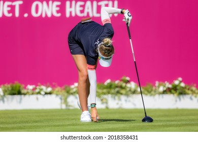 22.07.2021 The Amundi Evian Championship, Evian Golf Resort, Evian Les Bains, France. Nelly Korda (USA)