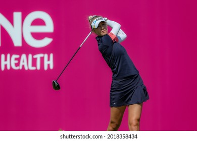 22.07.2021 The Amundi Evian Championship, Evian Golf Resort, Evian Les Bains, France. Nelly Korda (USA)