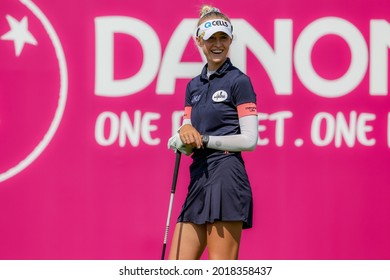 22.07.2021 The Amundi Evian Championship, Evian Golf Resort, Evian Les Bains, France. Nelly Korda (USA)