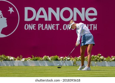 22.07.2021 The Amundi Evian Championship, Evian Golf Resort, Evian Les Bains, France. Jessica Korda (USA)