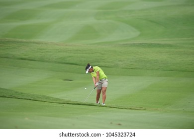 22-25 FEBRUARY 2018, Siam Country Club, Pattaya, Old Course, Thailand:Megan KHANG Of USA In Action During Honda LPGA