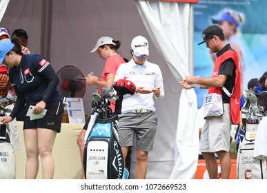 22-25 FEBRUARY 2018, Siam Country Club, Pattaya, Old Course, Thailand:Jeong Eun Lee Of Korea In Action During Honda LPGA