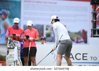 22-25 FEBRUARY 2018, Siam Country Club, Pattaya, Old Course, Thailand:Jeong Eun Lee Of Korea In Action During Honda LPGA