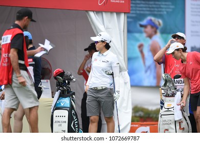 22-25 FEBRUARY 2018, Siam Country Club, Pattaya, Old Course, Thailand:Jeong Eun Lee Of Korea In Action During Honda LPGA