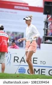 22-25 FEBRUARY 2018, Siam Country Club, Pattaya, Old Course, Thailand:Jessica KORDA Of USA In Action During Honda LPGA