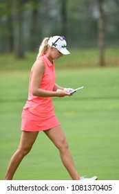 22-25 FEBRUARY 2018, Siam Country Club, Pattaya, Old Course, Thailand:Anna Nordqvist Of Sweden In Action During Honda LPGA