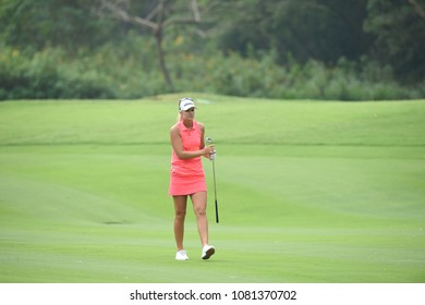 22-25 FEBRUARY 2018, Siam Country Club, Pattaya, Old Course, Thailand:Anna Nordqvist Of Sweden In Action During Honda LPGA