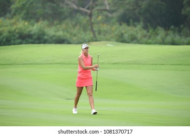 22-25 FEBRUARY 2018, Siam Country Club, Pattaya, Old Course, Thailand:Anna Nordqvist Of Sweden In Action During Honda LPGA