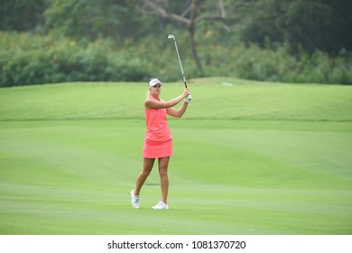 22-25 FEBRUARY 2018, Siam Country Club, Pattaya, Old Course, Thailand:Anna Nordqvist Of Sweden In Action During Honda LPGA