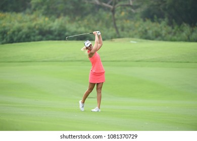 22-25 FEBRUARY 2018, Siam Country Club, Pattaya, Old Course, Thailand:Anna Nordqvist Of Sweden In Action During Honda LPGA