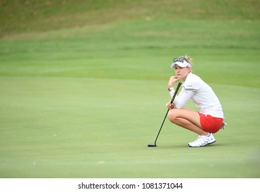 22-25 FEBRUARY 2018, Siam Country Club, Pattaya, Old Course, Thailand:Nelly KORDA Of USA In Action During Honda LPGA