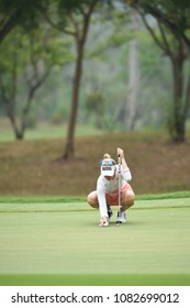 22-25 FEBRUARY 2018, Siam Country Club, Pattaya, Old Course, Thailand:Jessica KORDA Of USA In Action During Honda LPGA