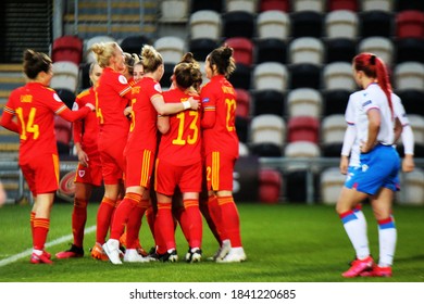 22nd October 2020. Football. UEFA Women's Euro Qualifiers. Wales V Faroe Islands. Rodney Parade, Newport, Wales.