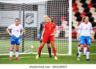 22nd October 2020. Football. UEFA Women's Euro Qualifiers. Wales V Faroe Islands. Rodney Parade, Newport, Wales.