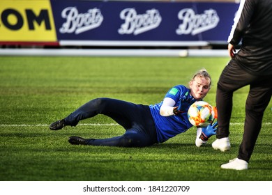 22nd October 2020. Football. UEFA Women's Euro Qualifiers. Wales V Faroe Islands. Rodney Parade, Newport, Wales.