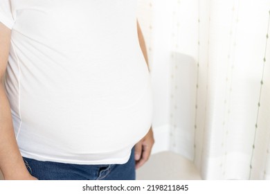 22nd Week Pregnant Woman Large Belly Stock Photo 2198211845 | Shutterstock