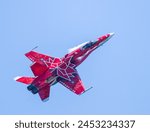 23 06 2019, Bagotville (Québec) Canada : F-18 Hornet fly on Bagotville air show