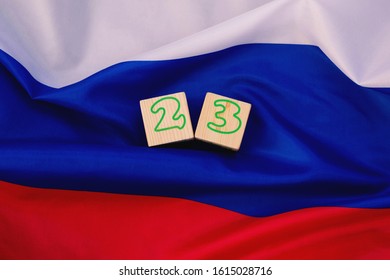 23 February Holiday Background. Fatherland Defender Day. Men's Day Of Defenders Of The Fatherland In Russia. Constitution Day. Day Of Russian Flag.