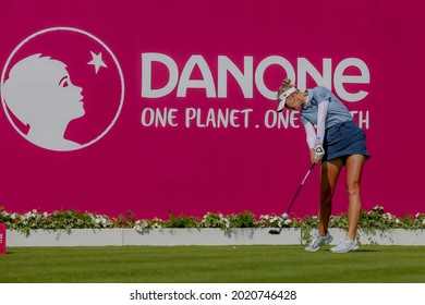 23.07.2021 The Amundi Evian Championship, Evian Golf Resort, Evian Les Bains, France. Nelly Korda (USA)