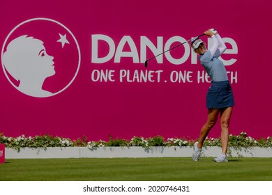 23.07.2021 The Amundi Evian Championship, Evian Golf Resort, Evian Les Bains, France. Nelly Korda (USA)