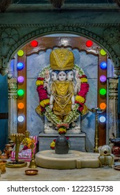 23-Sep-2017-Lord Datta Dattatreya Shri Kubereshwar Datta Temple Vadodara Baroda Gujarat INDIA