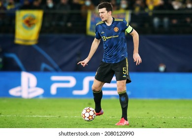 23th November 2021; Estadio La Ceramica, Vila Real, Spain; UEFA Champions League, Villarreal CF Manchester United; Harry Maguire Of Manchester United