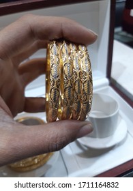 24 Carat Gold Bangles For Ladies 