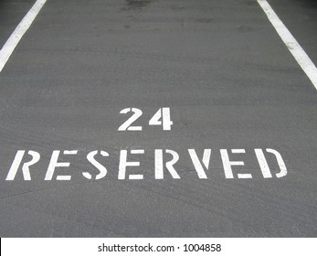 24 Hour Reserved Parking