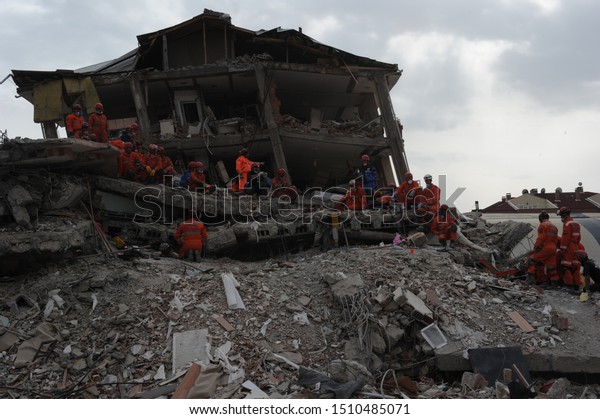 24 October 2011.\
Van, Turkey. The 2011 Van earthquakes occurred in eastern Turkey\
near the city of Van.