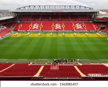 24 September 2019 Anfield stadium Liverpool,United Kingdom. tourist come to visit the stadium.  