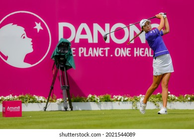 24.07.2021 The Amundi Evian Championship, Evian Golf Resort, Evian Les Bains, France. Yealimi Noh (USA)