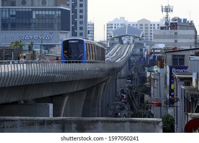 24/12/19 MRT Blue Line Rail System In Thailand's Bangkok Has Run On Trial.