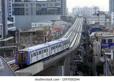 24/12/19 MRT Blue Line Rail System In Thailand's Bangkok Has Run On Trial.