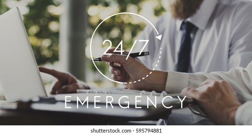 24/7 Emergency Hotline Access Overlay