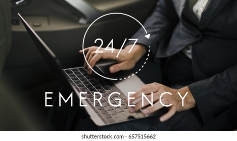 24/7 Emergency Hotline Access Overlay